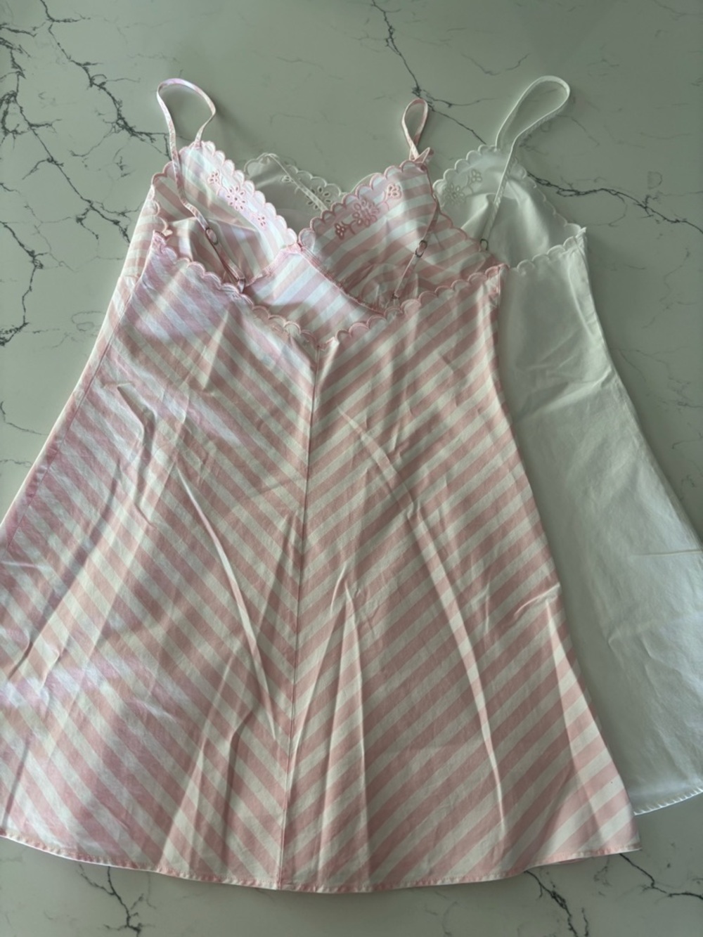 Victoria's Secret Lace-Trim Mini Slip. - Picture 6 of 16